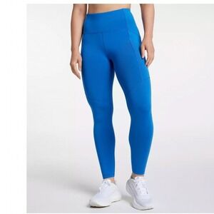 CALIA Cold Weather High Rise Leggings XS Blue Running Hiking Fleece Lined